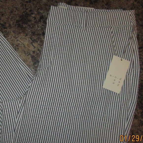 Women's Brand NWT Pair of a.n.d. (A New Day) Slim Ankle Pants Size 10R - Picture 2 of 9